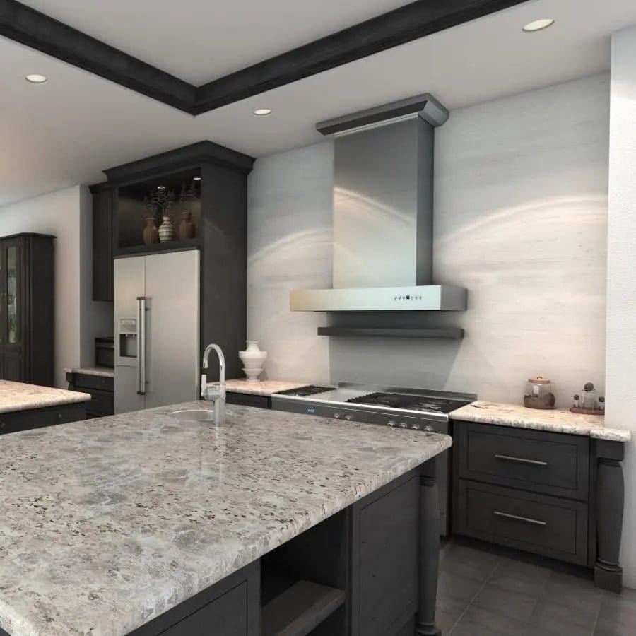 ZLINE 48" Stainless Steel Wall Range Hood, KECOM-48