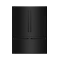 ZLINE 60" 32.2 cu. ft. Built-In 4-Door French Door Refrigerator with Internal Water and Ice Dispenser in Black Stainless Steel RBIV-BS-60