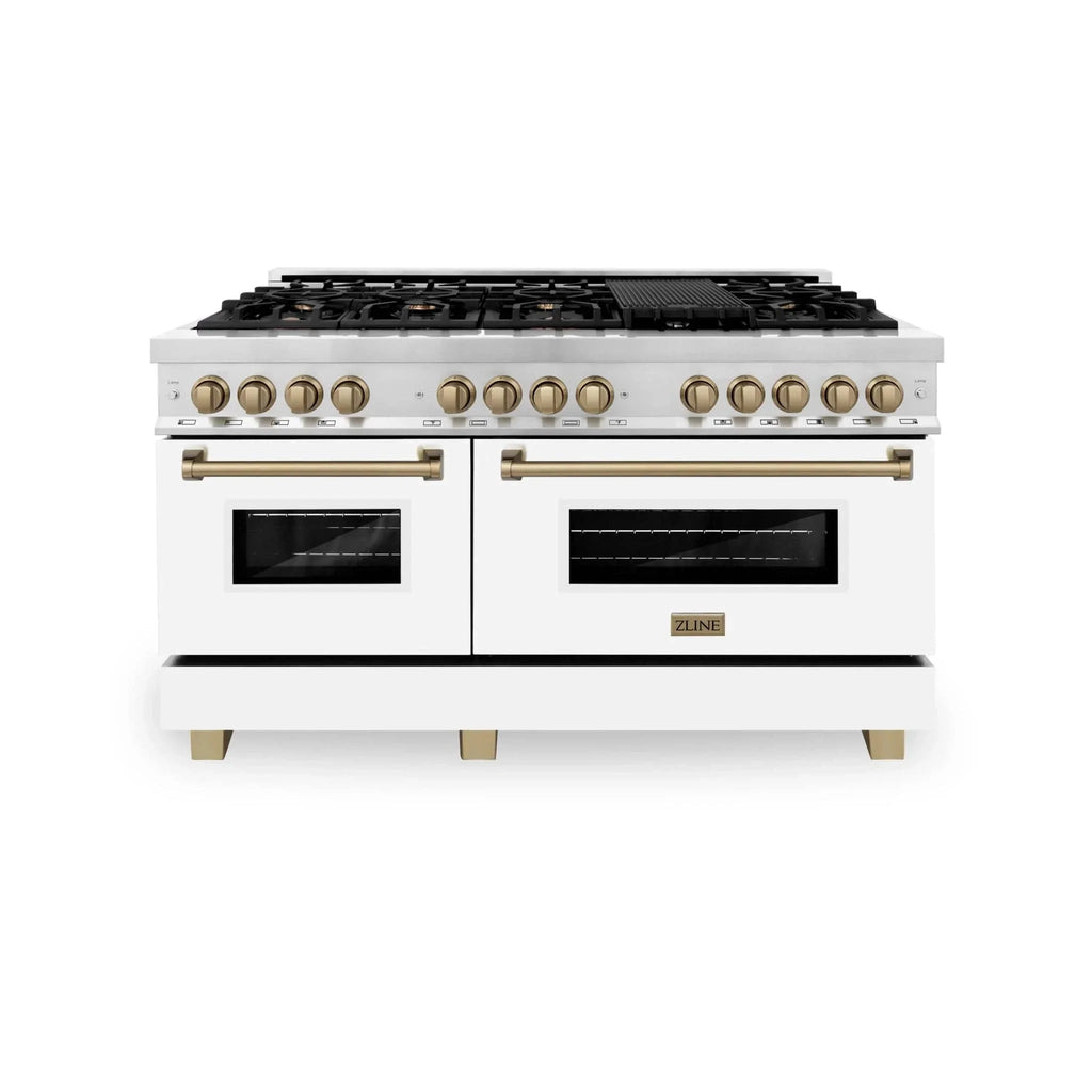 ZLINE 60" Autograph Edition, 7.4 cu. ft. Dual Fuel Range, RAZ-WM-60-CB