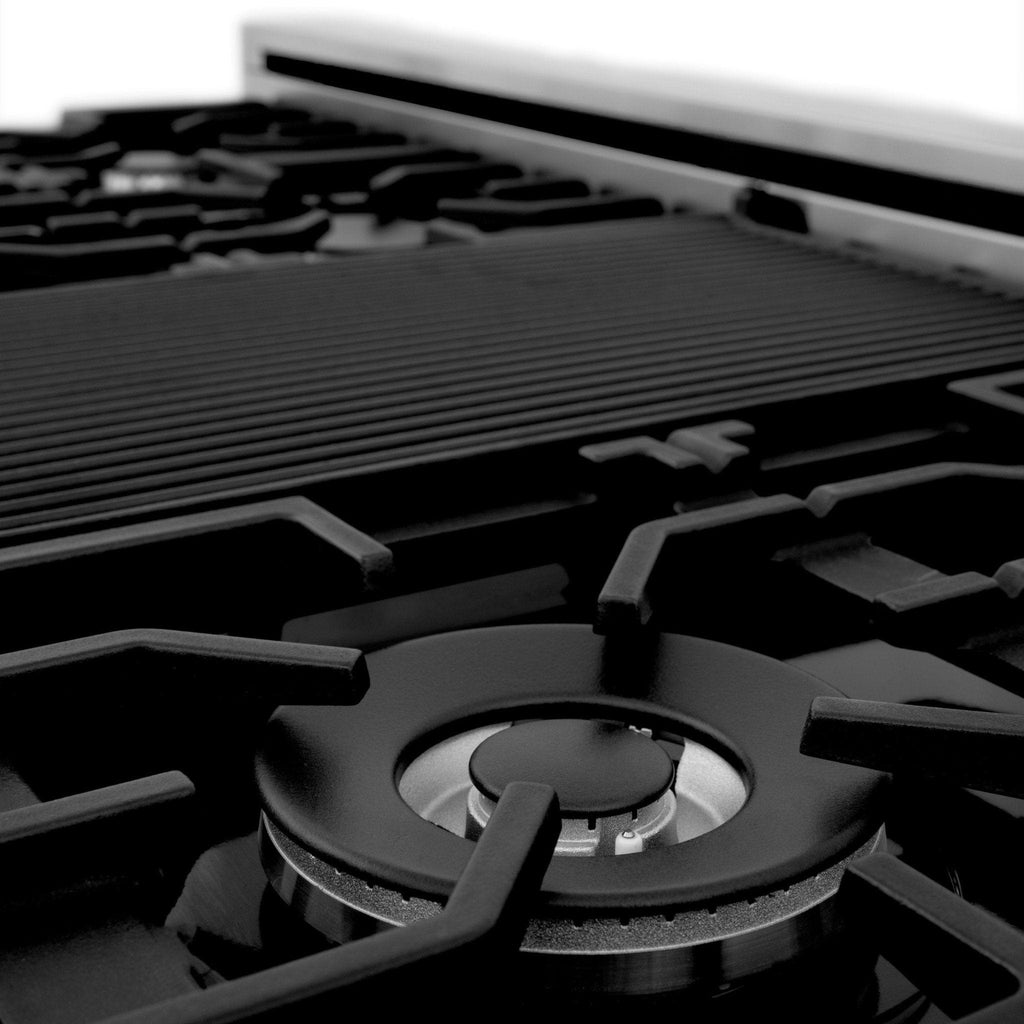 ZLINE 60" Dual Fuel Range, DuraSnow Stainless, RAS-SN-60