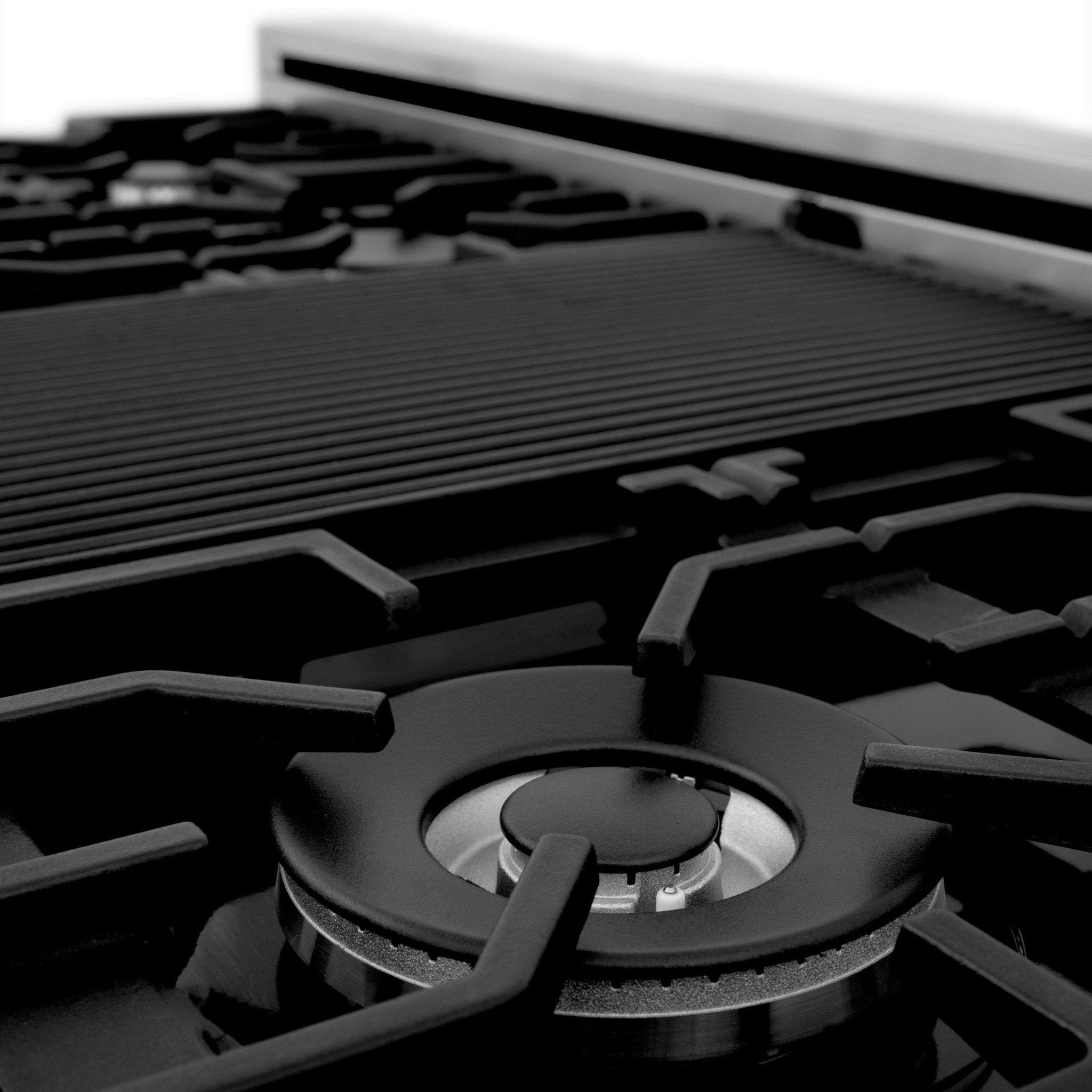 ZLINE 60" Dual Fuel Range, DuraSnow Stainless, RAS-SN-60