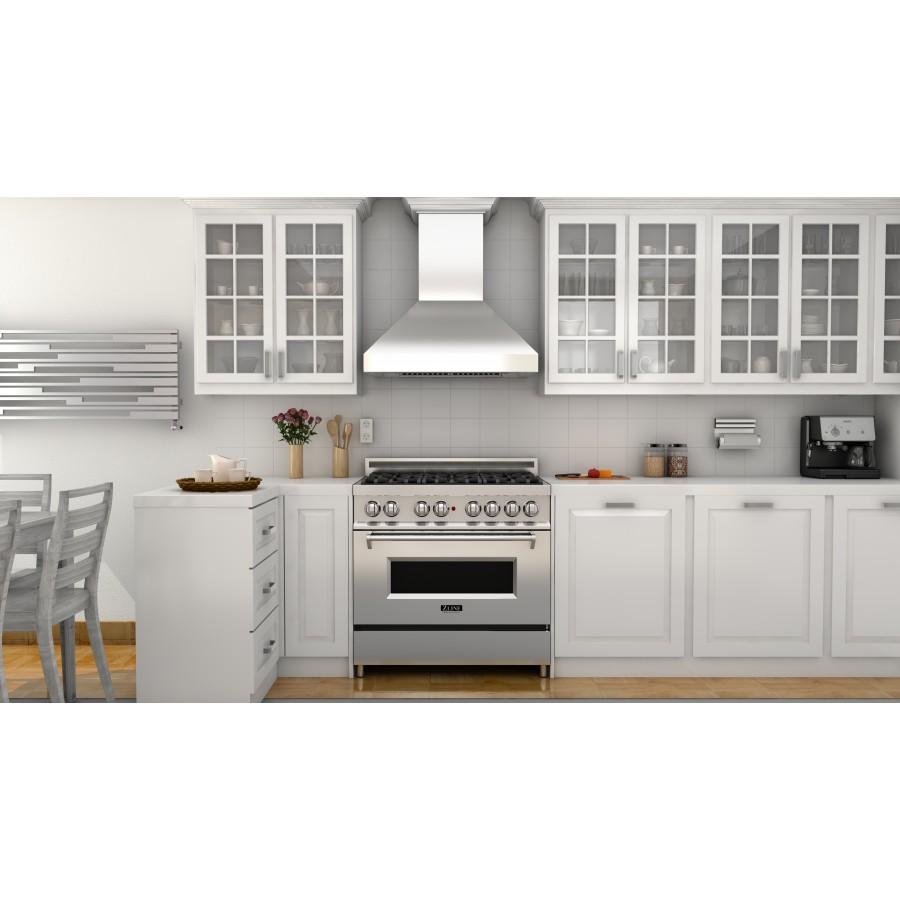 ZLINE 60" Professional Wall Range Hood, Stainless Steel, 597CRN-60