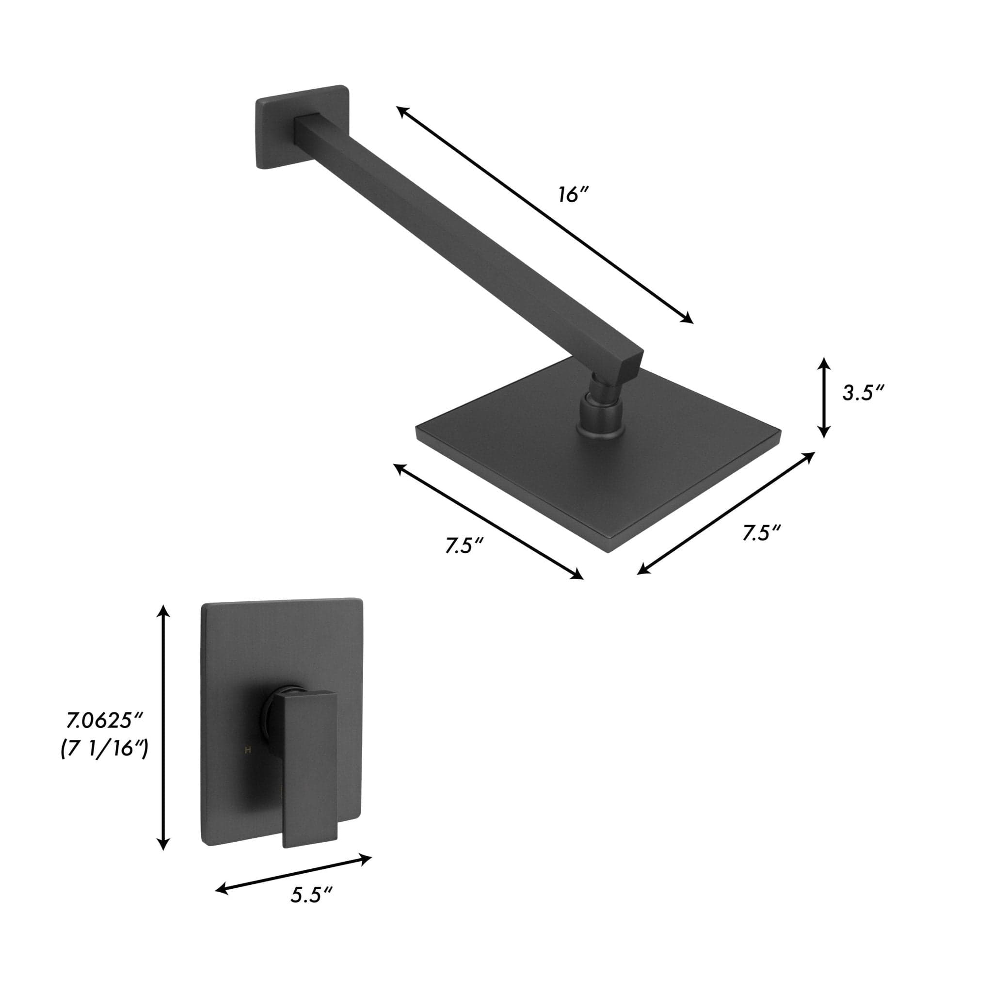 ZLINE Bliss Shower Faucet BLS-SHF-GM