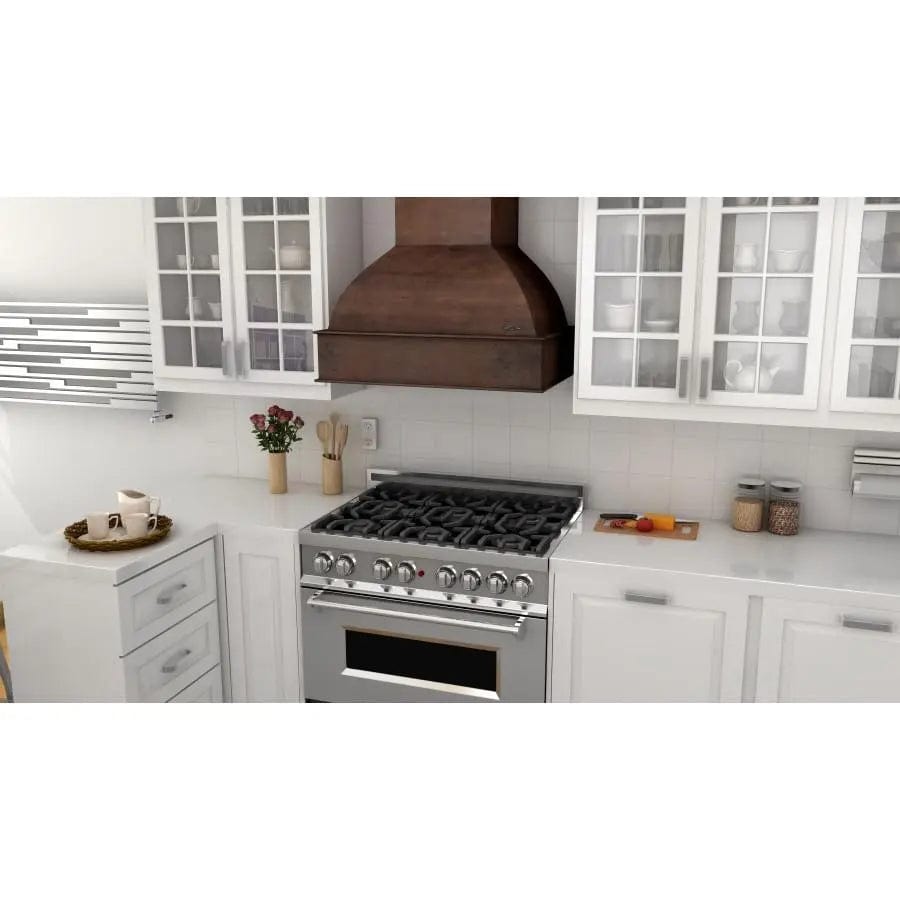 ZLINE 30" Wooden Wall Range Hood, Crown Molding 369WH-30