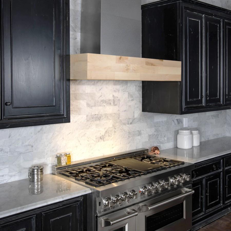 ZLINE 30" Wooden Wall Range Hood, Butcher Block, 681M-RS-30-400