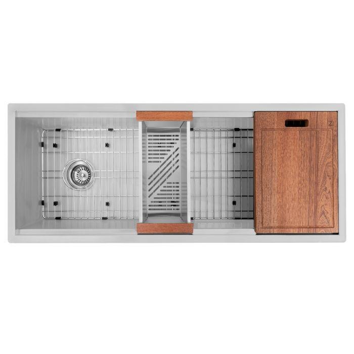 ZLINE Garmisch 43" Undermount Single Bowl Sink, Stainless Steel,SLS-43