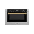 ZLine Microwave Drawer, DuraSnow and Gold MWDZ-1-SS-H-G