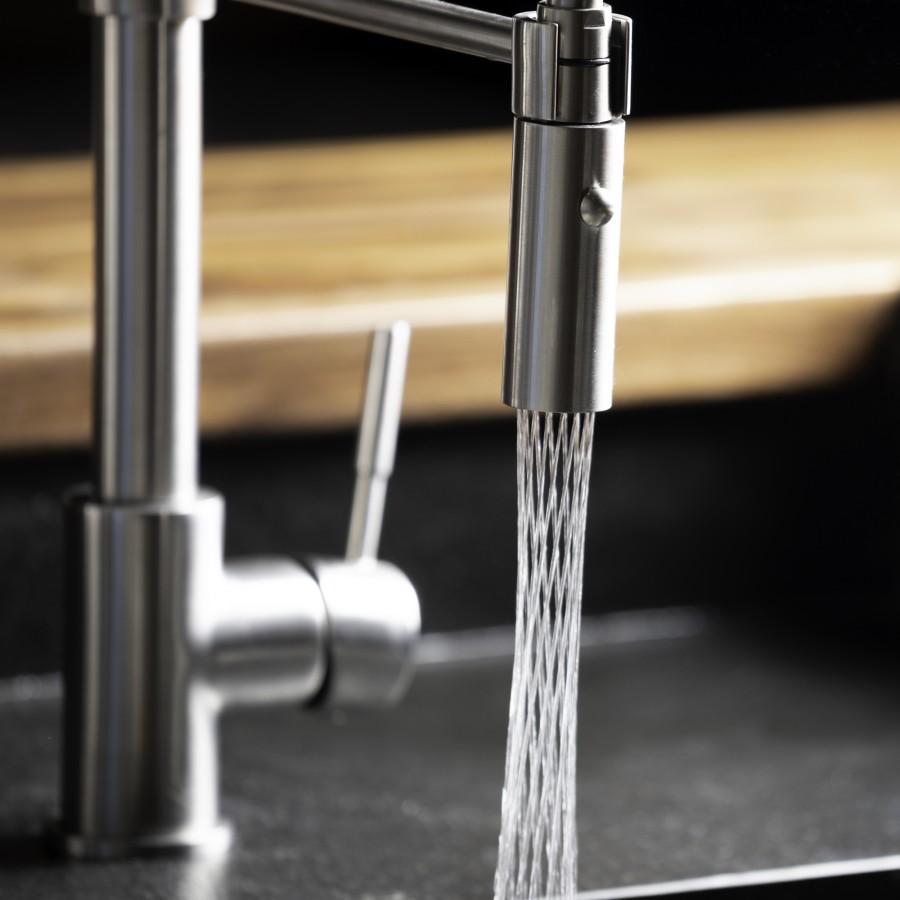 ZLINE Voltaire Kitchen Faucet, Chrome, VLT-KF-CH